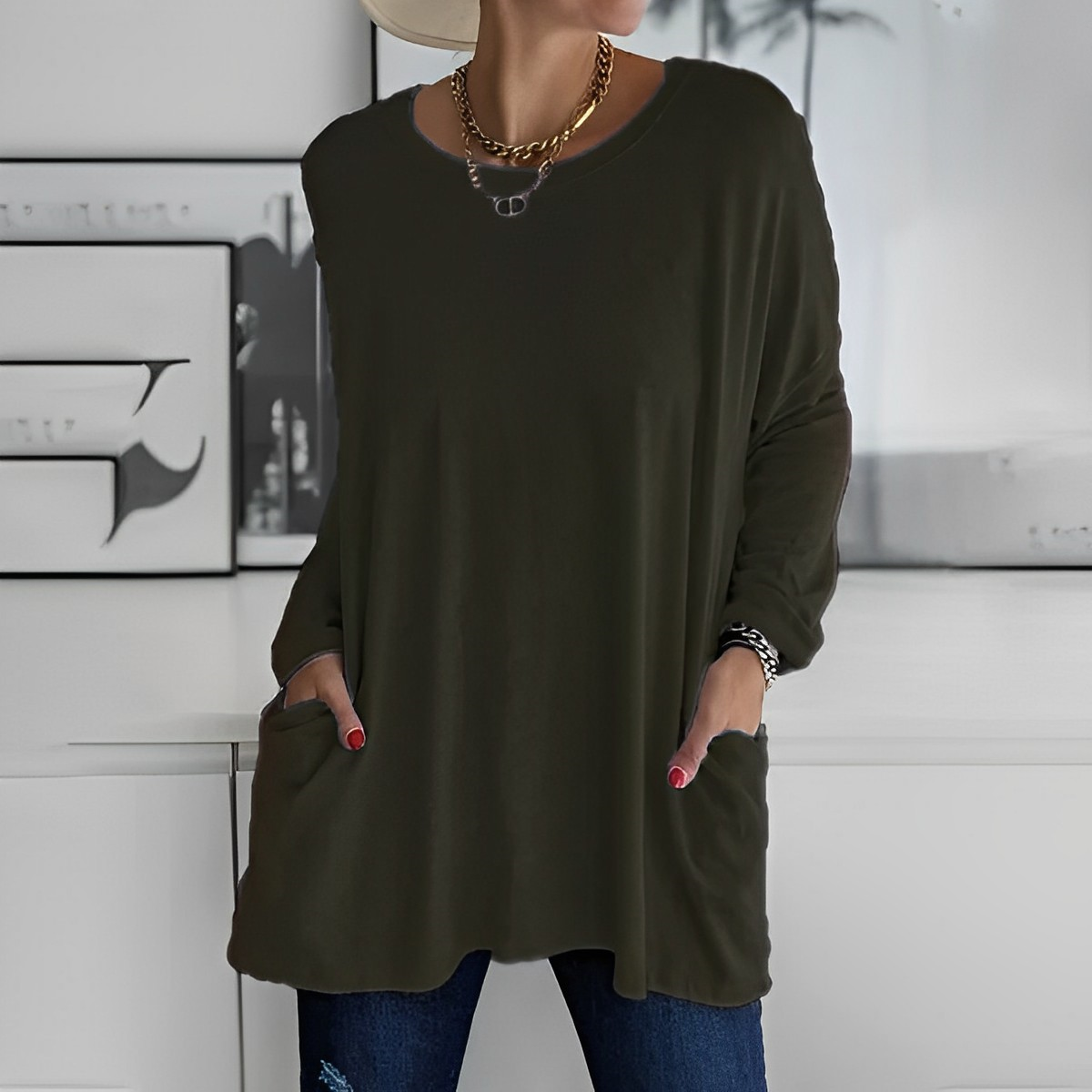 Dulcie EleganceFlow Lässiges Chic-Hemd