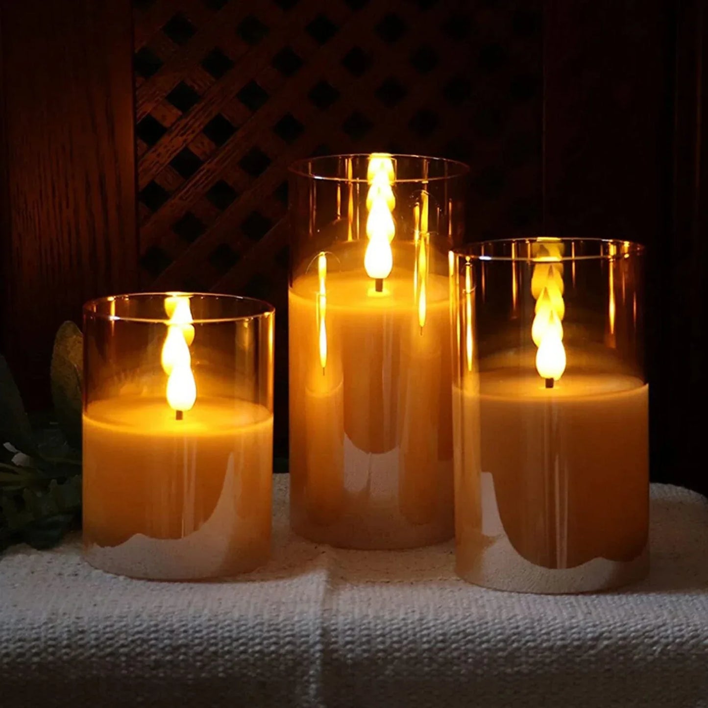 GlowSerenity Luxe Kerzen (3 Kerzen pro Set)