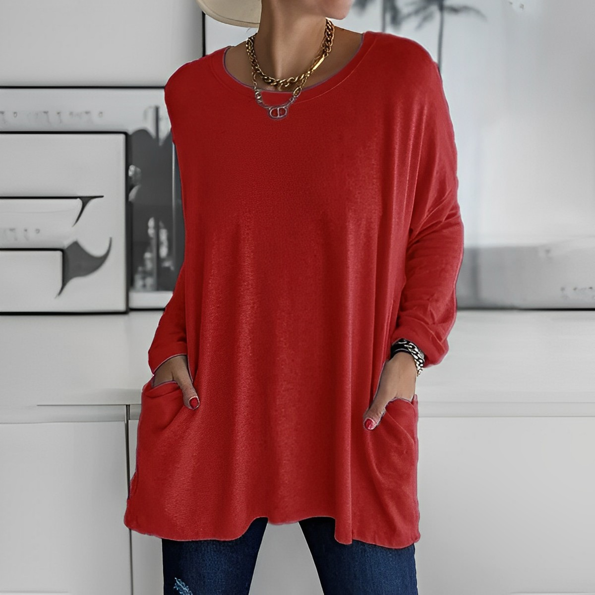 Dulcie EleganceFlow Lässiges Chic-Hemd