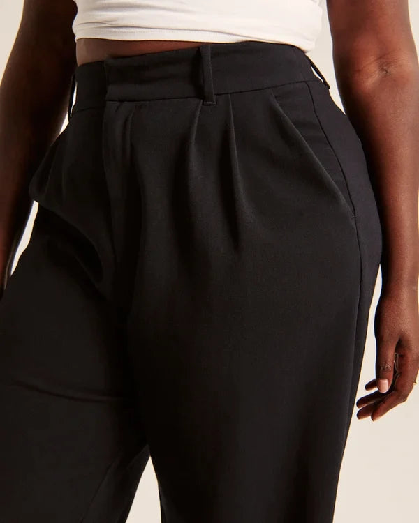 Maryanne's Hochtaillierte weite Hosen