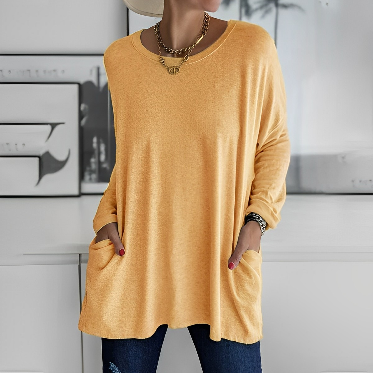 Dulcie EleganceFlow Lässiges Chic-Hemd