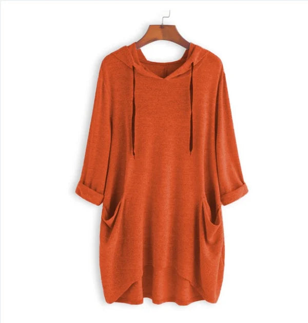 Signe Unregelmäßige Taschen-Sweatshirt
