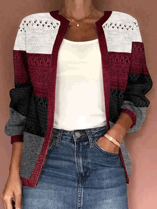 Ayesha Lässige Strickjacke