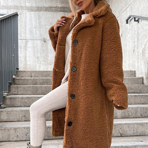 Eloise stilvoller weicher teddy mantel