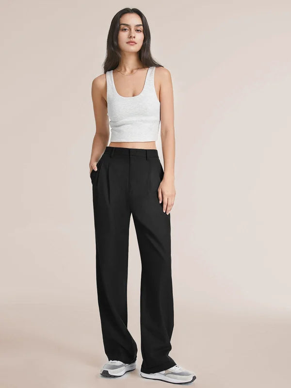 Maryanne's Hochtaillierte weite Hosen