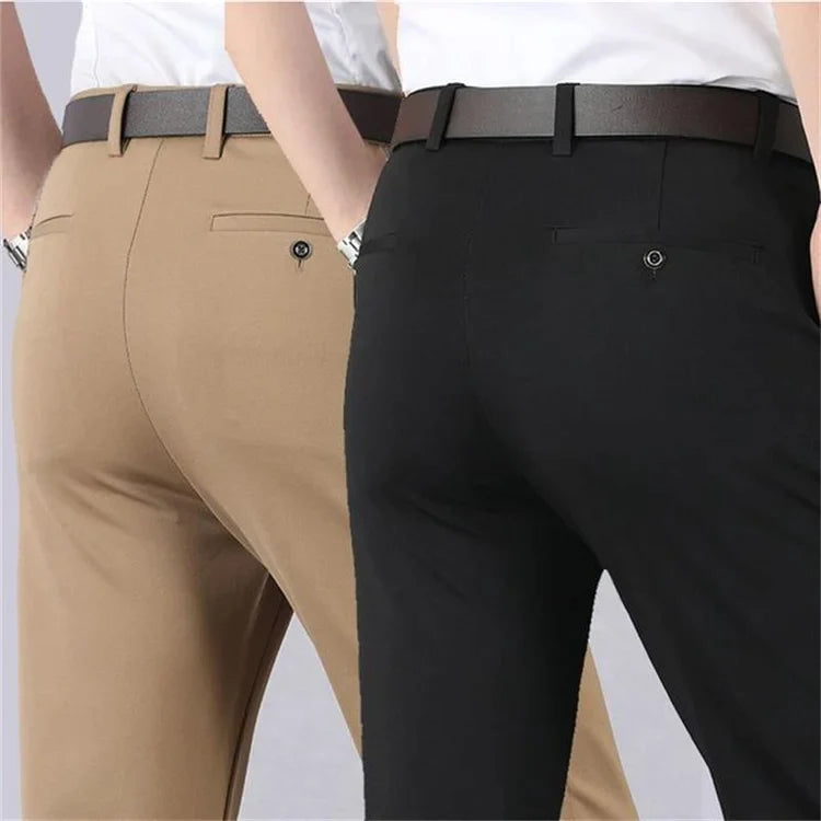 Rob's komfort stretch klassische herrenhosen
