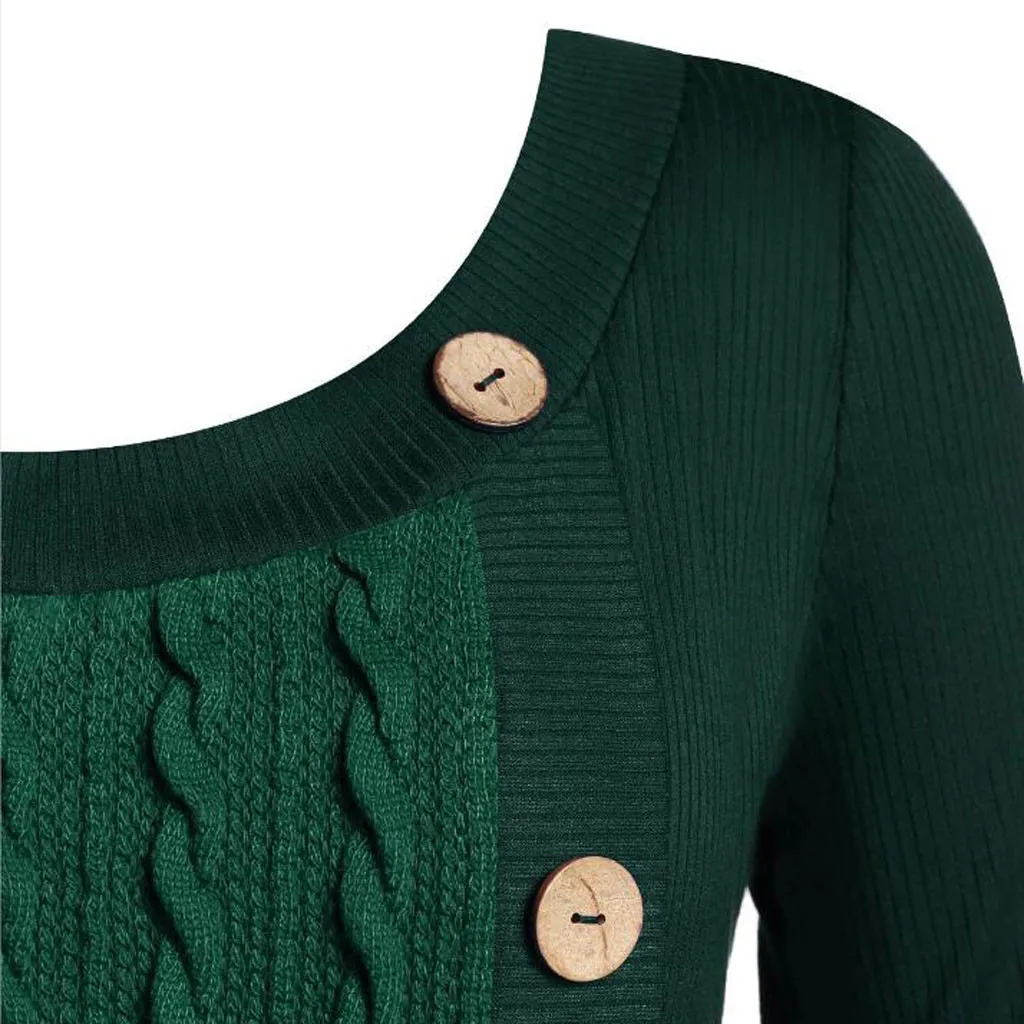 Plus Size Pullover mit O-Ausschnitt