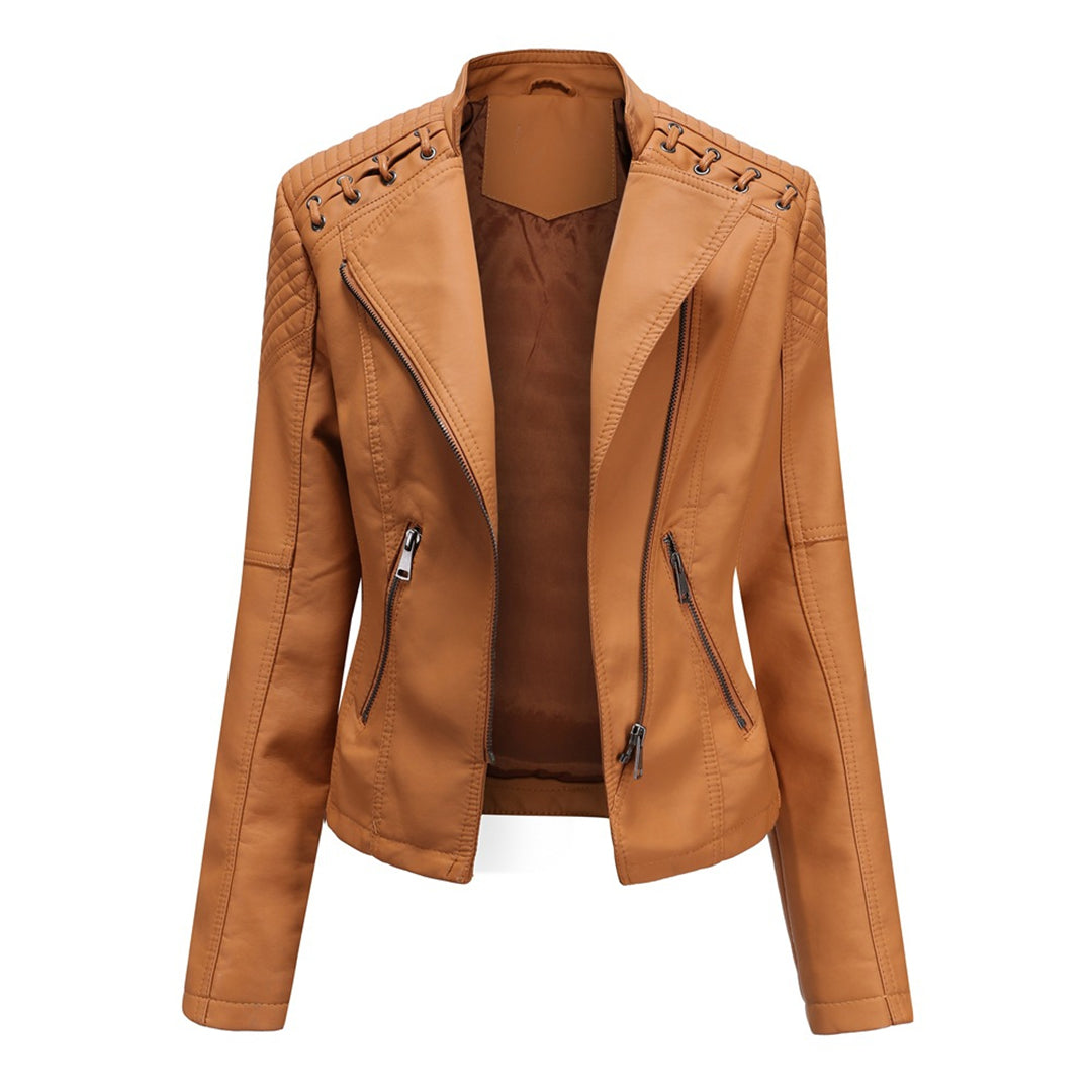 Natalie Stylische Lederjacke