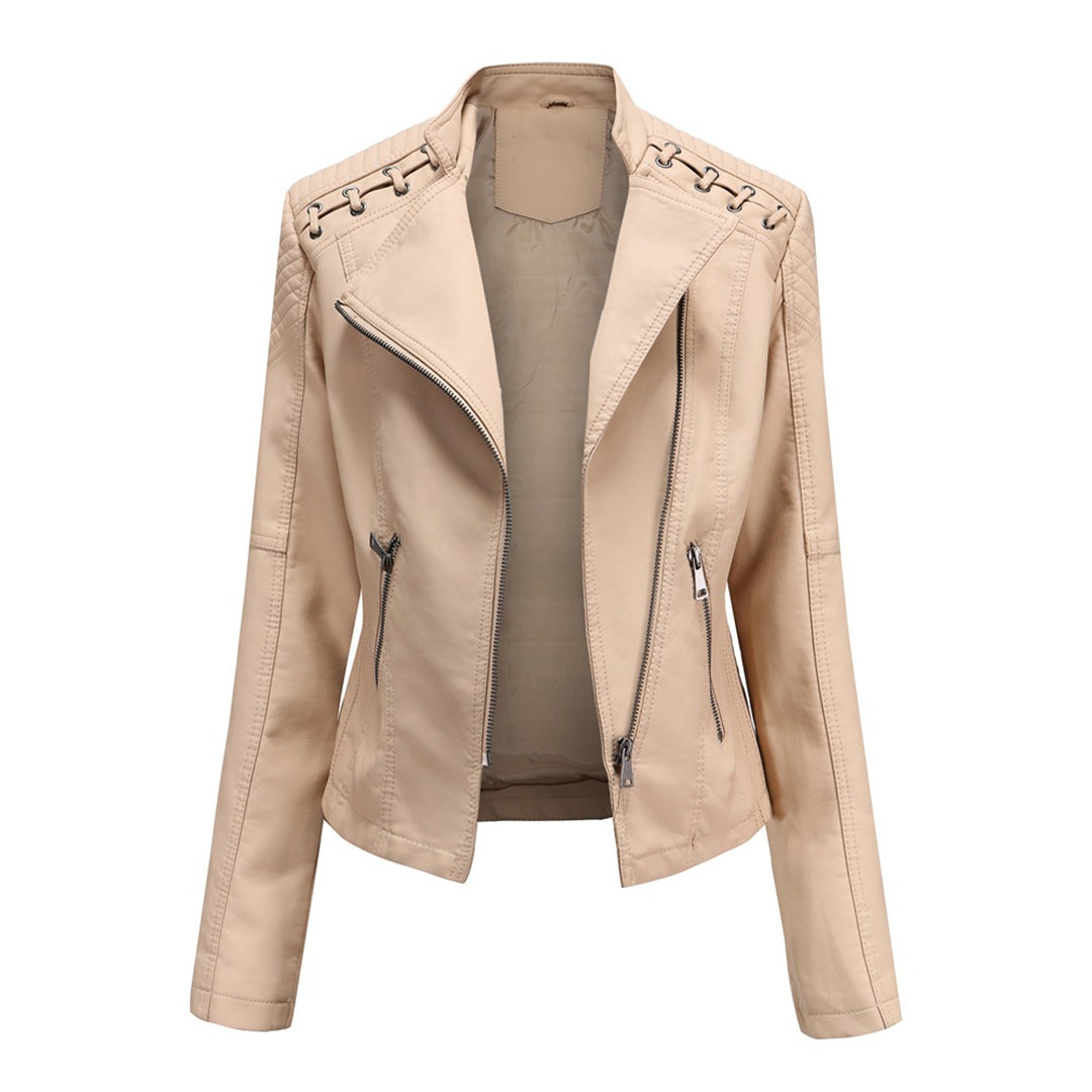 Natalie Stylische Lederjacke