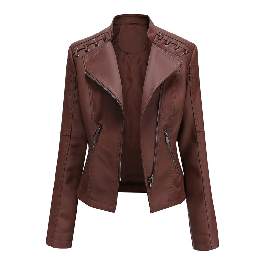 Natalie Stylische Lederjacke
