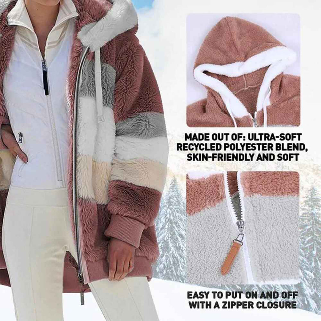 Warme Kapuzenjacke Oversized Jas