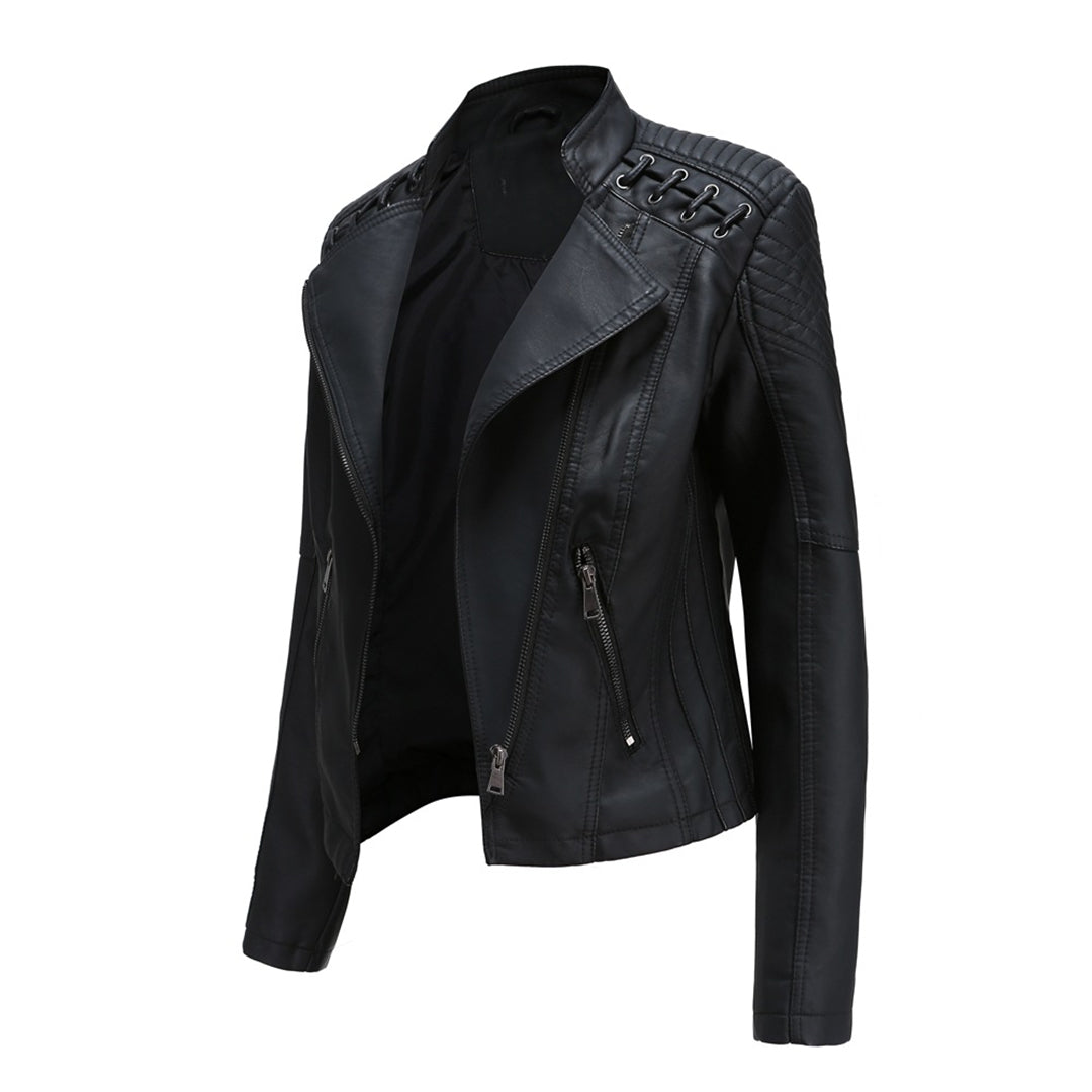 Natalie Stylische Lederjacke