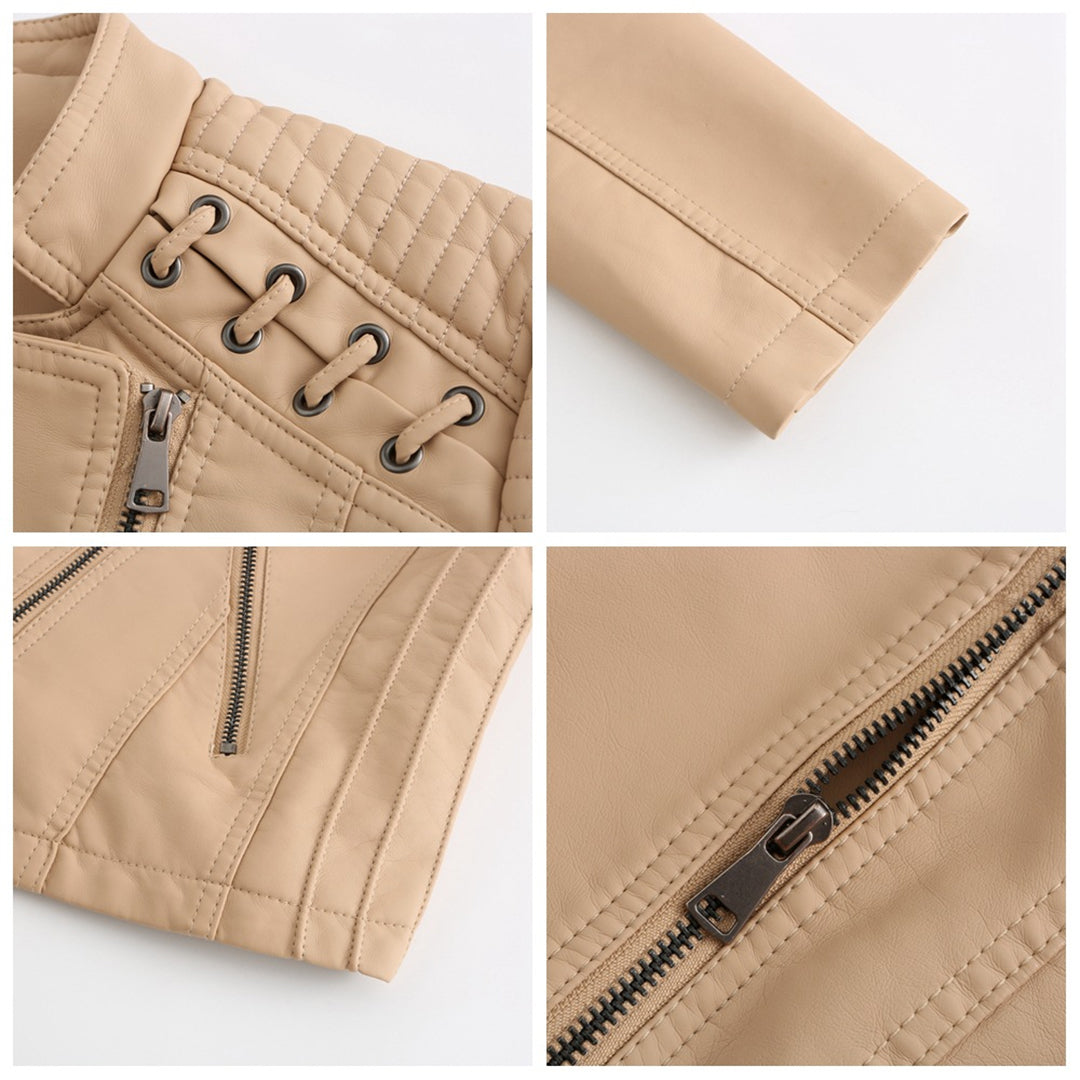 Natalie Stylische Lederjacke