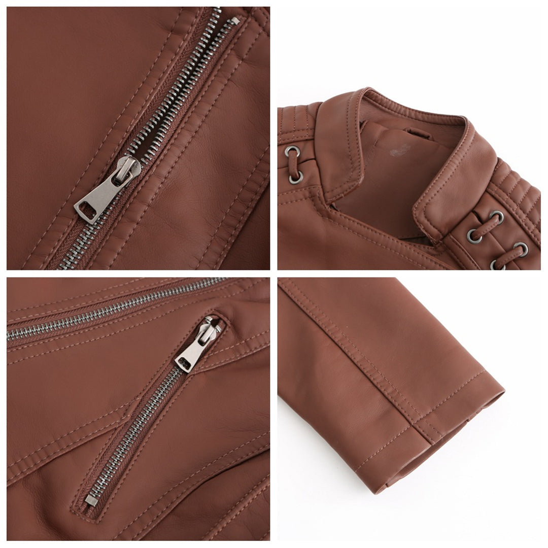 Natalie Stylische Lederjacke