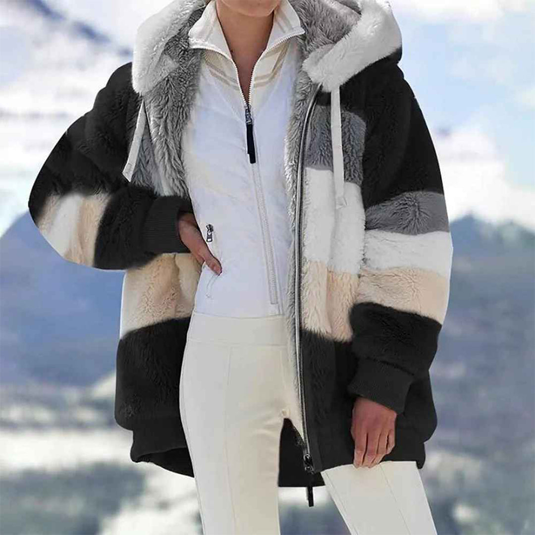 Warme Kapuzenjacke Oversized Jas