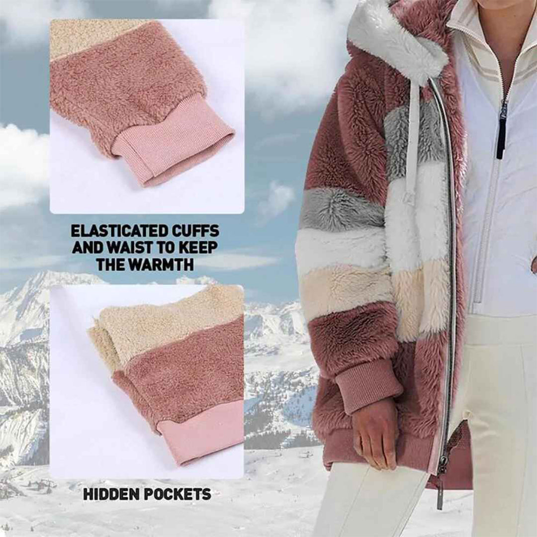 Warme Kapuzenjacke Oversized Jas