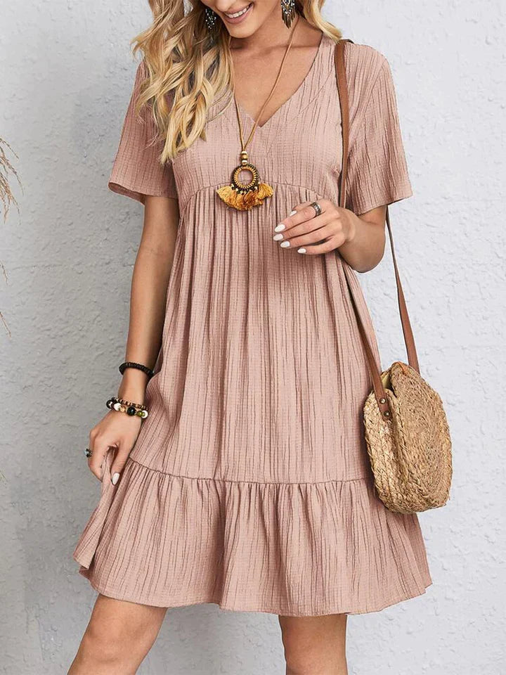 Silky's Elegance V-Neck Dress