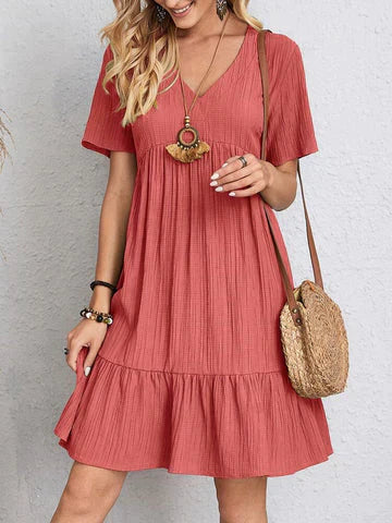 Silky's Elegance V-Neck Dress