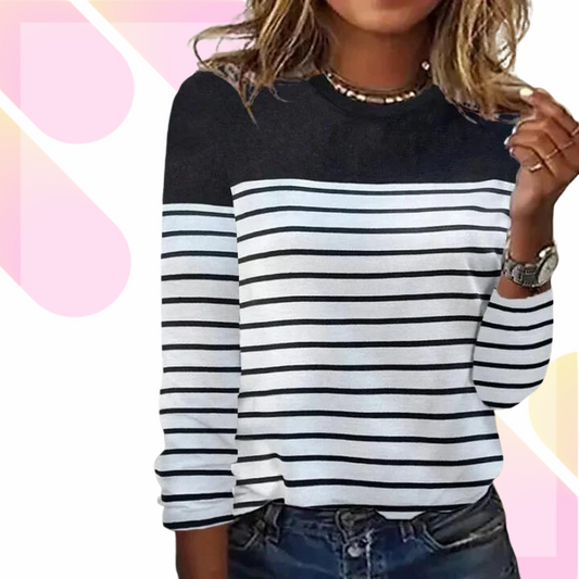 Naomi Strahlendes Streifen-Top