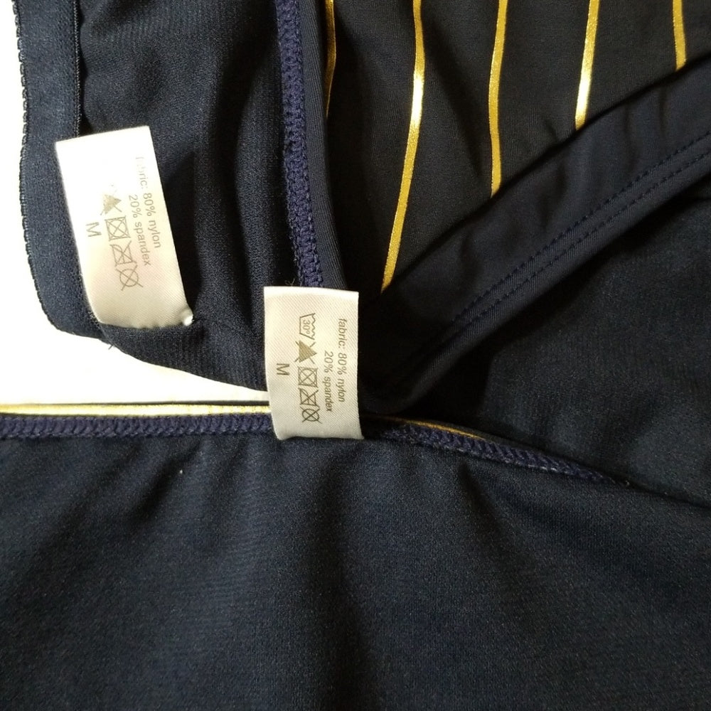 Charmaine's Stylisches Serenity gestreiftes Tankini Set