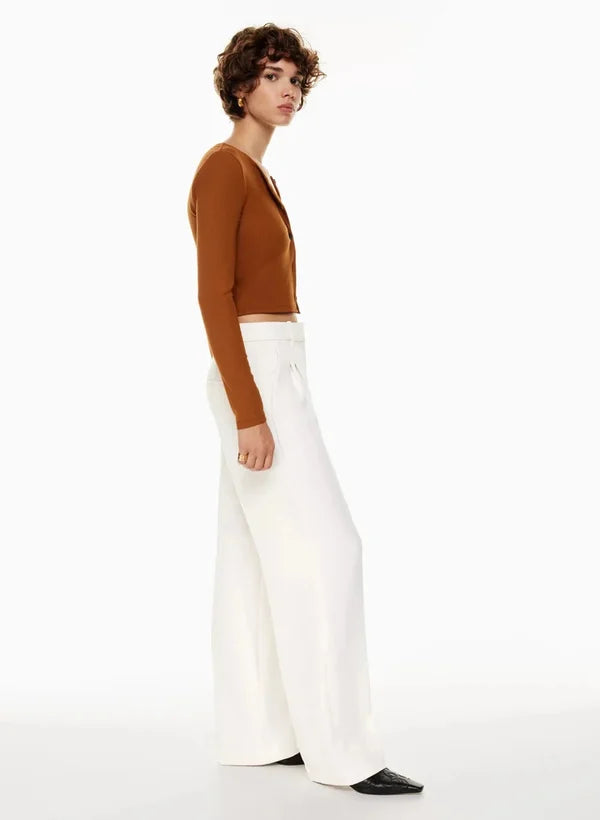 Maryanne's Hochtaillierte weite Hosen