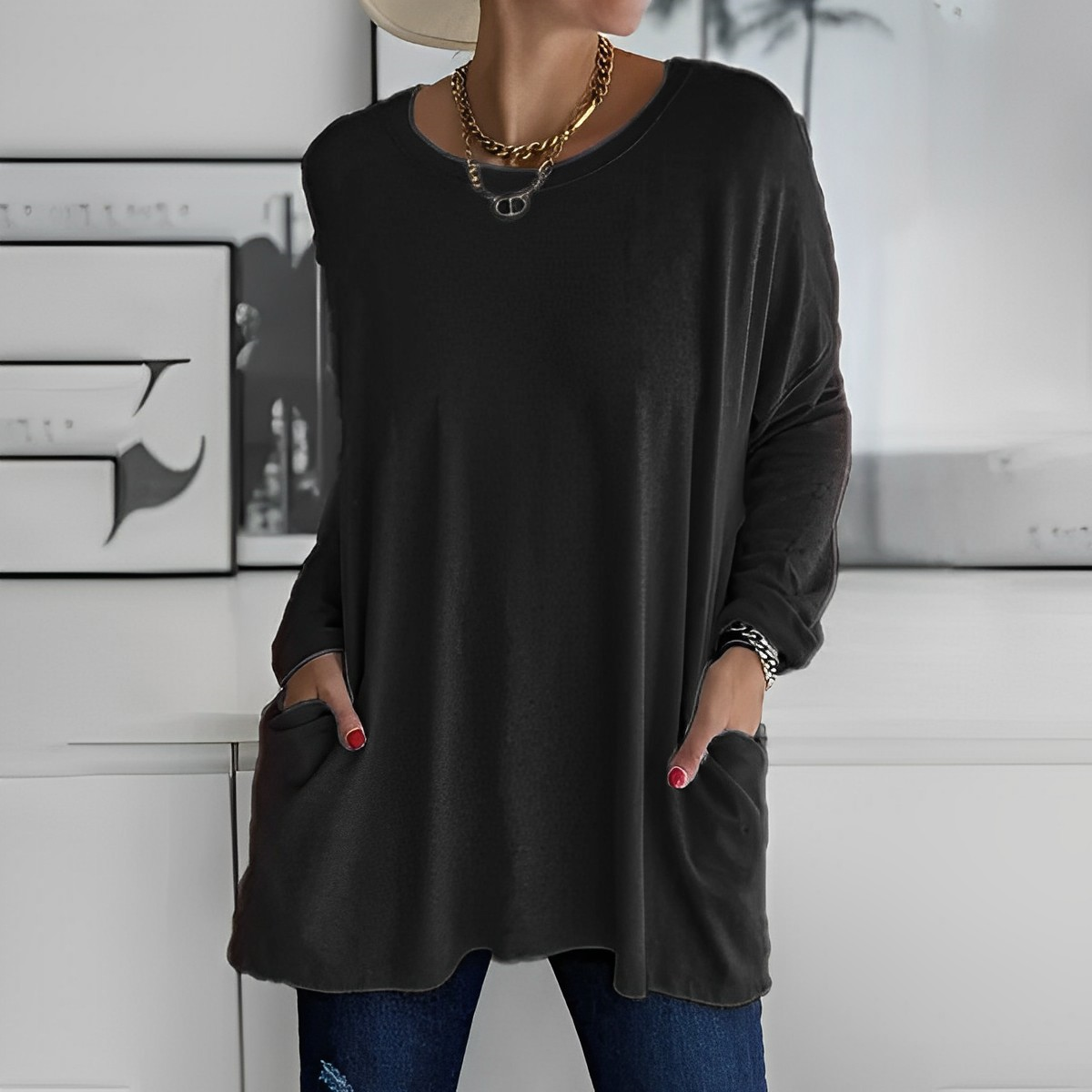 Dulcie EleganceFlow Lässiges Chic-Hemd