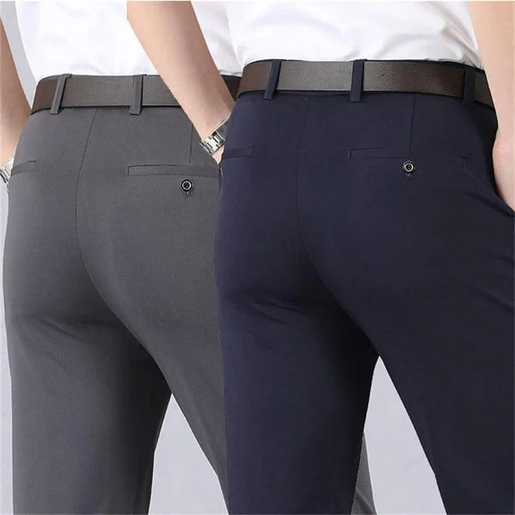 Rob's komfort stretch klassische herrenhosen