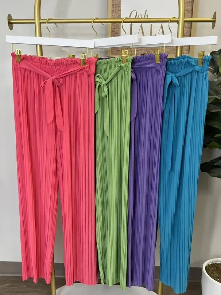 Yen's Schicke Fließfaltenhose