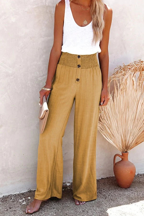 Chandler's Hochgezogene Smocked-Hose