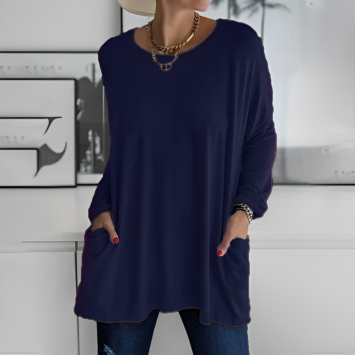 Dulcie EleganceFlow Lässiges Chic-Hemd