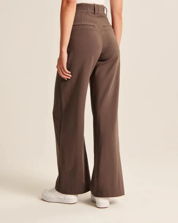 Maryanne's Hochtaillierte weite Hosen