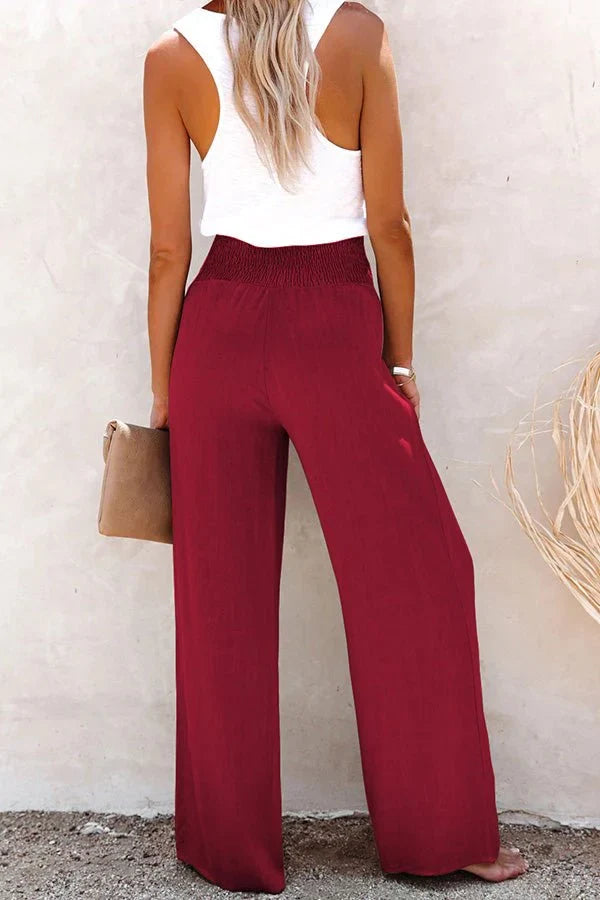 Chandler's Hochgezogene Smocked-Hose