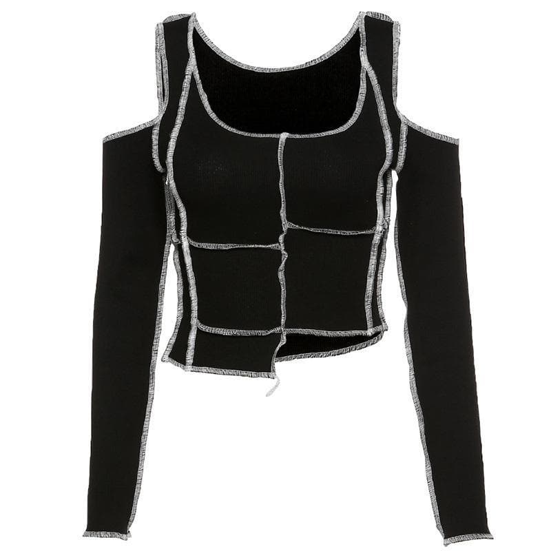 Roseanna Model Muse Schulterfreies Crop-Top