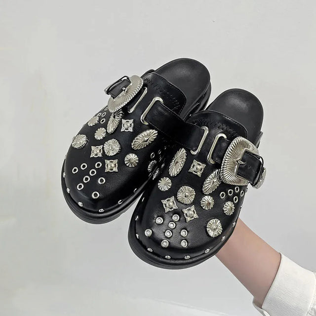 Clara's Orthopädische Punk-Hausschuhe