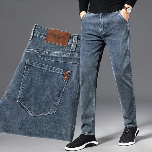 Dehnbare Denim Jeans - Vintage Blau - Max