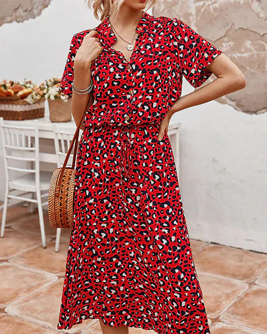 Clara - midi-tupfenkleid