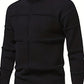 Schwarzer Strickpullover Rollkragen - Alexander