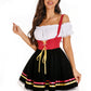 Bayerisches Kleid mit Schnürung und Puffärmeln - Anna