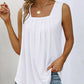Pfirsichfarbenes Tanktop mit Falten - Lara