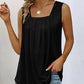 Pfirsichfarbenes Tanktop mit Falten - Lara