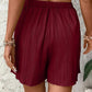 Schwarze Plissee-Shorts mit Hohem Bund - Alina