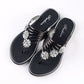 Silberne Glitzer Sandalen - Clara