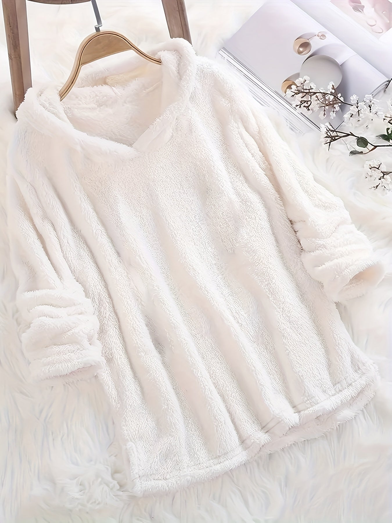 Kapuzenpullover Rosa - Kuscheliger Fleece-Hoodie