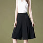 Elegante Braune Shorts mit Knöpfen - Nora