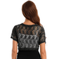 Sawyer | dirndl bluse aus transparenter spitze mit bindeschleife für frauen