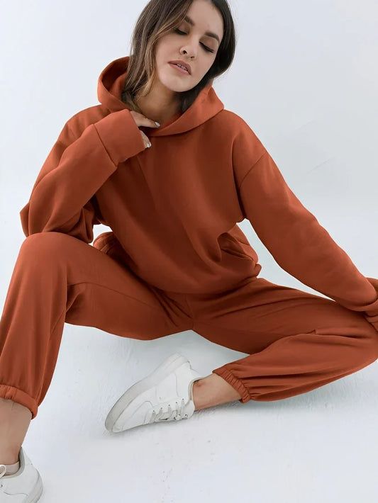 Jasmine jogginganzug mit kapuze – damen