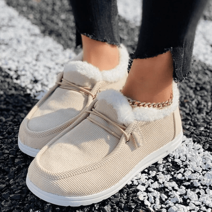 Beiger Halbschuh - Warme und Bequeme Freizeitloafer