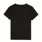 Schwarzes süßes Geist-T-Shirt mit Kürbis und Kaffee - Lässiger Rundhalsausschnitt
