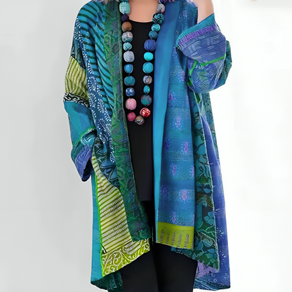 Damen Strickcardigan Blau - Selina