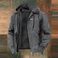 Brauner herren zip-hoodie - tom